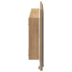 Miroir Chêne artisanal 90 x 8,5 x 37 cm Bois d'ingénierie 633939633939