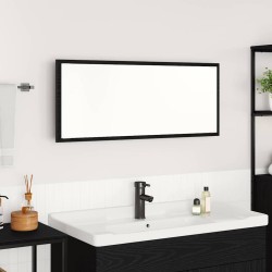Miroir Chêne noir 90 x 8,5 x 37 cm Bois d'ingénierie 633940633940