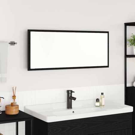 Miroir Chêne noir 90 x 8,5 x 37 cm Bois d'ingénierie 633940633940
