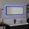 Miroir Chêne noir 90 x 8,5 x 37 cm Bois d'ingénierie 633940633940