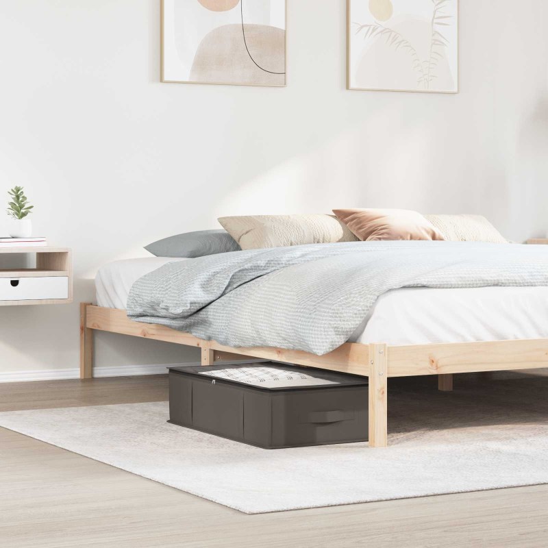 Boîte de rangement avec fenêtre transparente 6 pcs Gris 633954633954