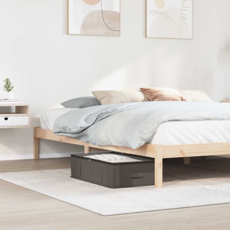 Boîte de rangement avec fenêtre transparente 6 pcs Gris 633954633954