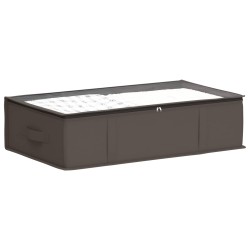 Boîte de rangement avec fenêtre transparente 6 pcs Gris 633954633954