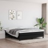Matelas de lit à ressorts ensachés fermeté moyenne Noir 160x200x20 cm Tissu 633962633962