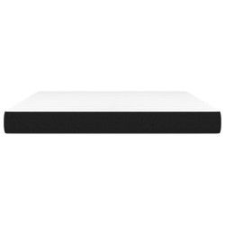 Matelas de lit à ressorts ensachés fermeté moyenne Noir 160x200x20 cm Tissu 633962633962
