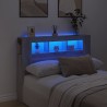 Tête de lit à LED sonoma gris 140x18,5x103,5 cm bois ingénierie 633977633977