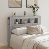 Tête de lit à LED sonoma gris 140x18,5x103,5 cm bois ingénierie 633977633977