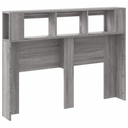 Tête de lit à LED sonoma gris 140x18,5x103,5 cm bois ingénierie 633977633977