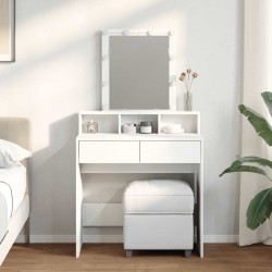 Coiffeuse avec LED blanc 80x41x144,5 cm 633990633990