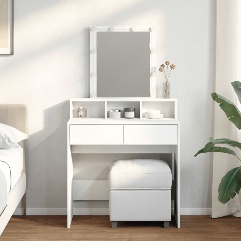 Coiffeuse avec LED blanc 80x41x144,5 cm 633990633990