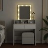 Coiffeuse avec LED blanc 80x41x144,5 cm 633990633990
