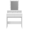 Coiffeuse avec LED blanc 80x41x144,5 cm 633990633990