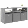 Basboard avec tiroir Gris Sonoma 87 x 27,5 x 43 cm 633999633999