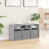 Basboard avec tiroir Gris Sonoma 87 x 27,5 x 43 cm 633999633999