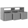 Basboard avec tiroir Gris Sonoma 87 x 27,5 x 43 cm 633999633999
