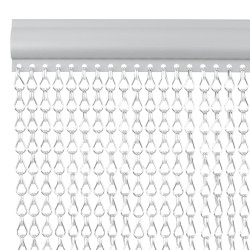 Moustiquaire de porte à chaîne 100x212 cm aluminium 634000634000