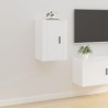 Meubles TV muraux 2 pcs Blanc 40x34,5x60 cm 634002634002