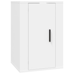 Meubles TV muraux 2 pcs Blanc 40x34,5x60 cm 634002634002