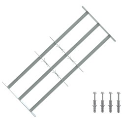 Grille de sécurité pour fenêtres avec 3 barres transversales 634008634008