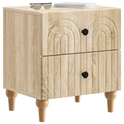 Cabinet de chevet avec tiroir Chêne Sonoma 43 x 34,5 x 48 cm 634010634010