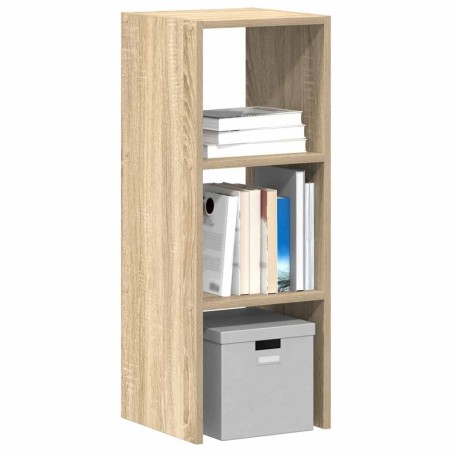 Bibliothèque empilable chêne sonoma 30x30x80 cm bois ingénierie 634011634011
