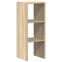 Bibliothèque empilable chêne sonoma 30x30x80 cm bois ingénierie 634011634011