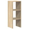 Bibliothèque empilable chêne sonoma 30x30x80 cm bois ingénierie 634011634011