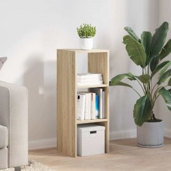Bibliothèque empilable chêne sonoma 30x30x80 cm bois ingénierie 634011634011