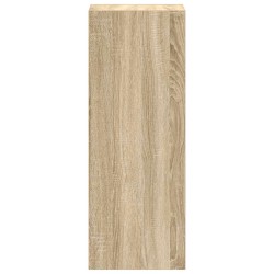 Bibliothèque empilable chêne sonoma 30x30x80 cm bois ingénierie 634011634011