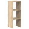 Bibliothèque empilable chêne sonoma 30x30x80 cm bois ingénierie 634011634011