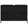 Meuble sous-vasque avec tiroirs chêne noir 90x34,5x60 cm 634019634019