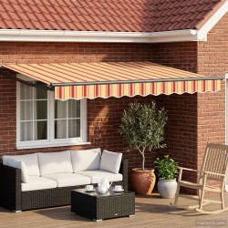 Auvent rétractable électrique Multicolore 2,5 x 2 m 634020634020