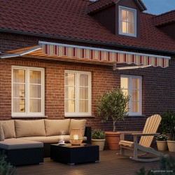 Auvent rétractable électrique Multicolore 2,5 x 2 m 634021634021