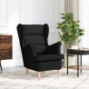 Fauteuil noir 74x84x100 cm tissu 634029634029