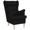Fauteuil noir 74x84x100 cm tissu 634029634029