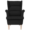Fauteuil noir 74x84x100 cm tissu 634029634029