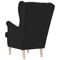 Fauteuil noir 74x84x100 cm tissu 634029634029