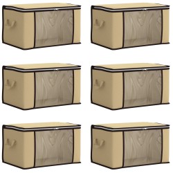 Boîte de rangement avec fenêtre latérale transparente 6 pcs 634034634034