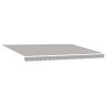 Auvent rétractable Gris clair 450 × 300 cm Tissu et Aluminium 634050634050