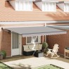 Auvent rétractable Gris clair 450 x 300 x 165 cm 634056634056