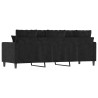 Canapé à 3 places Noir 180 cm Velours 634062634062