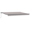 Auvent rétractable Gris clair 450 × 350 cm 634064634064