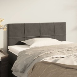 Tête de lit Gris foncé 90x5x78/88 cm Velours 634069634069
