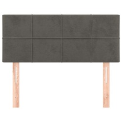 Tête de lit Gris foncé 90x5x78/88 cm Velours 634069634069