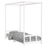 Cadre de lit pour enfants blanc 90x200 cm bois de pin massif 634071634071