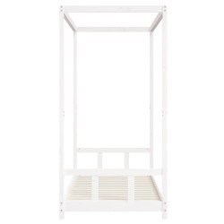 Cadre de lit pour enfants blanc 90x200 cm bois de pin massif 634071634071