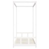 Cadre de lit pour enfants blanc 90x200 cm bois de pin massif 634071634071