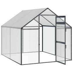 Cage pour oiseaux Anthracite 181,5 x 221 x 173,5 cm 634073634073