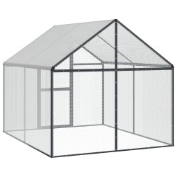 Cage pour oiseaux Anthracite 181,5 x 221 x 173,5 cm 634073634073