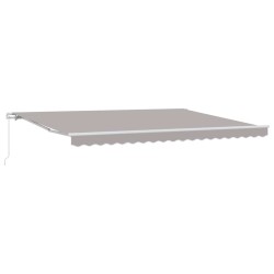 Auvent rétractable Gris clair 450 x 300 x 165 cm 634079634079